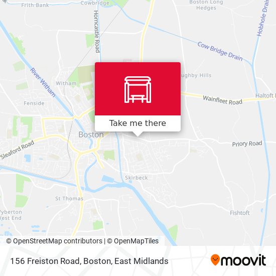 156 Freiston Road, Boston map