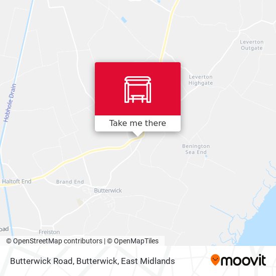 Butterwick Road, Butterwick map