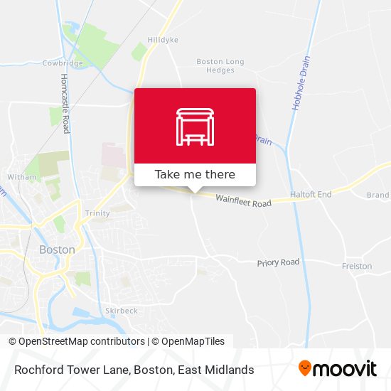 Rochford Tower Lane, Boston map