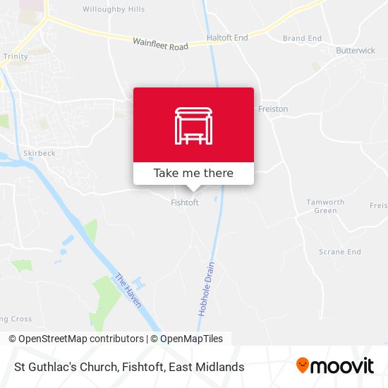 St Guthlac's Church, Fishtoft map