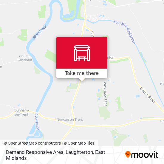 Demand Responsive Area, Laughterton map