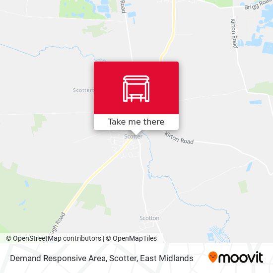 Demand Responsive Area, Scotter map