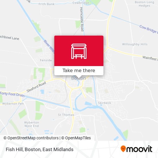 Fish Hill, Boston map