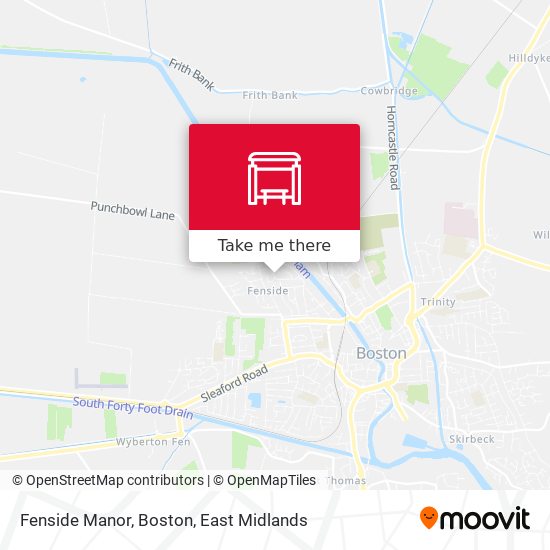 Fenside Manor, Boston map