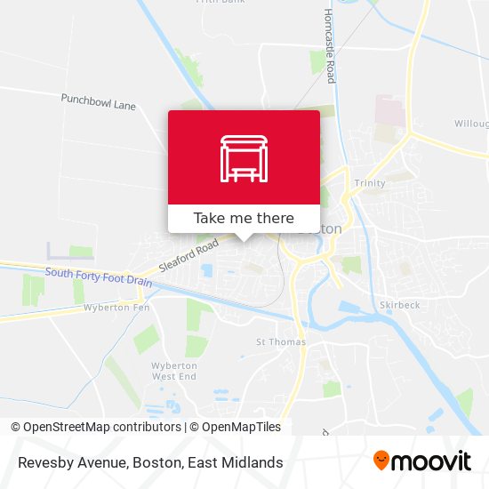 Revesby Avenue, Boston map