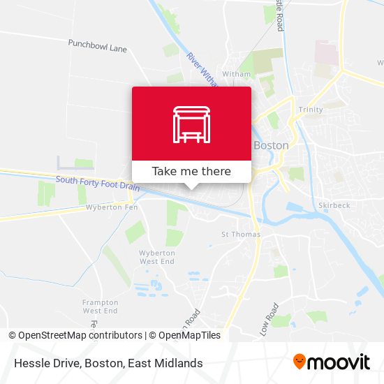 Hessle Drive, Boston map
