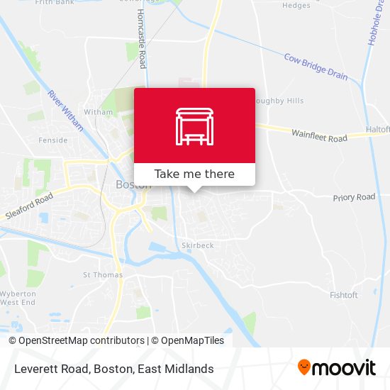 Leverett Road, Boston map