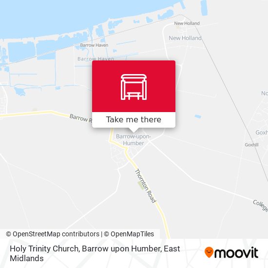 Holy Trinity Church, Barrow upon Humber map