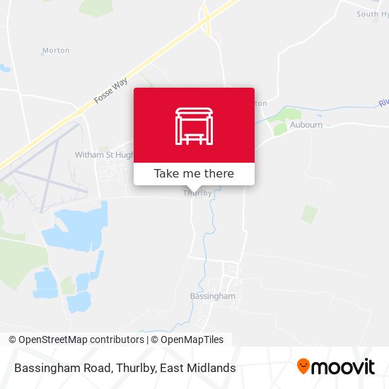 Bassingham Road, Thurlby map