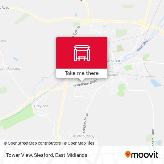 Tower View, Sleaford map