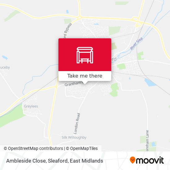 Ambleside Close, Sleaford map