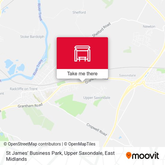 St James’ Business Park, Upper Saxondale map