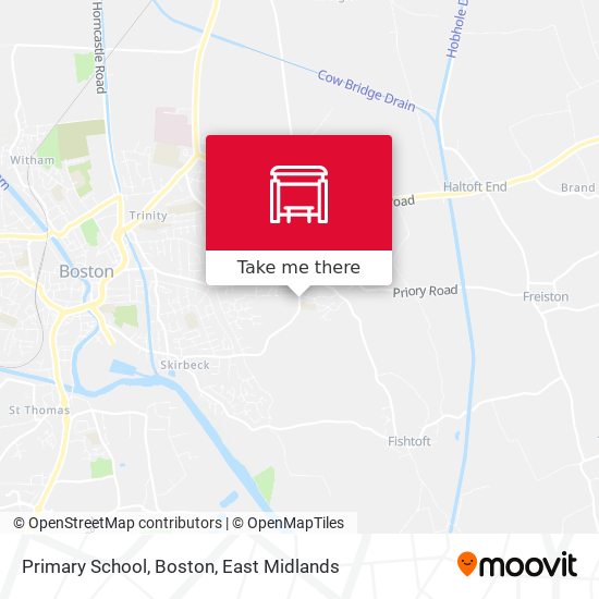 Primary School, Boston map