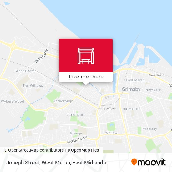 Joseph Street, West Marsh map