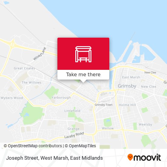 Joseph Street, West Marsh map