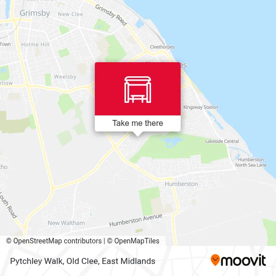 Pytchley Walk, Old Clee map