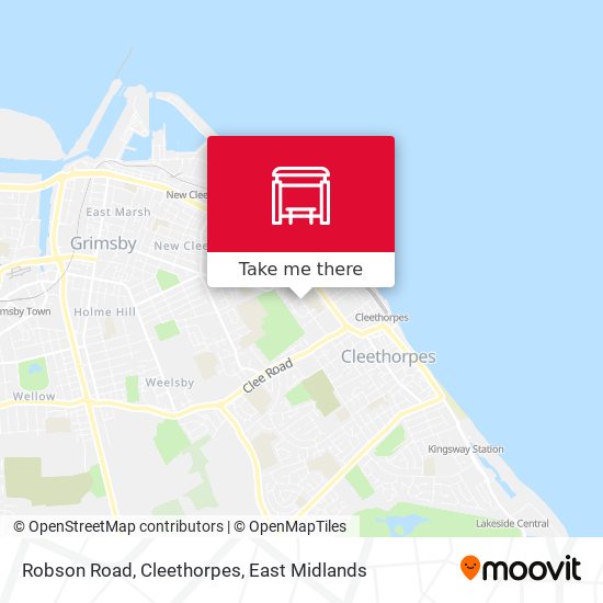 Robson Road, Cleethorpes map