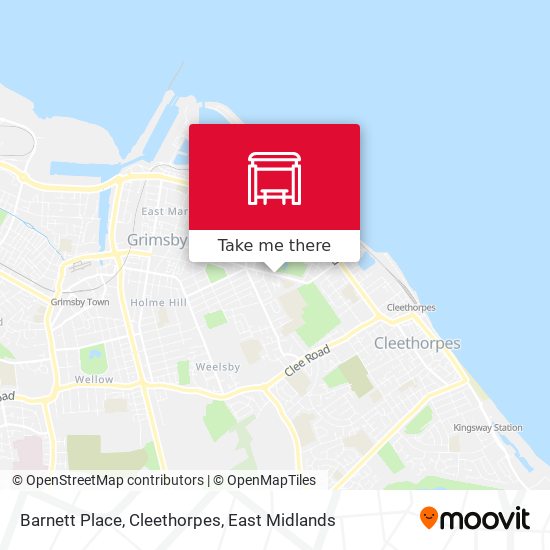 Barnett Place, Cleethorpes map