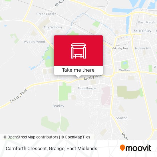 Carnforth Crescent, Grange map