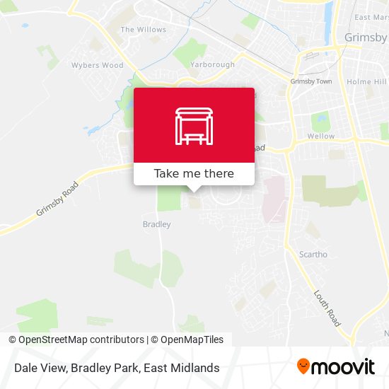 Dale View, Bradley Park map