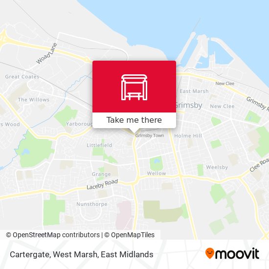 Cartergate, West Marsh map