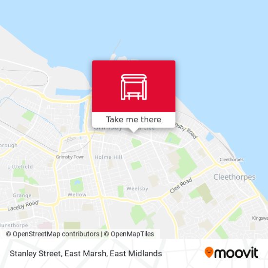 Stanley Street, East Marsh map