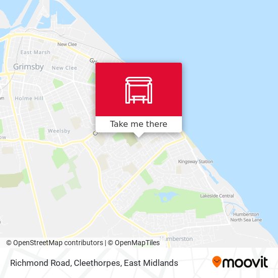 Richmond Road, Cleethorpes map