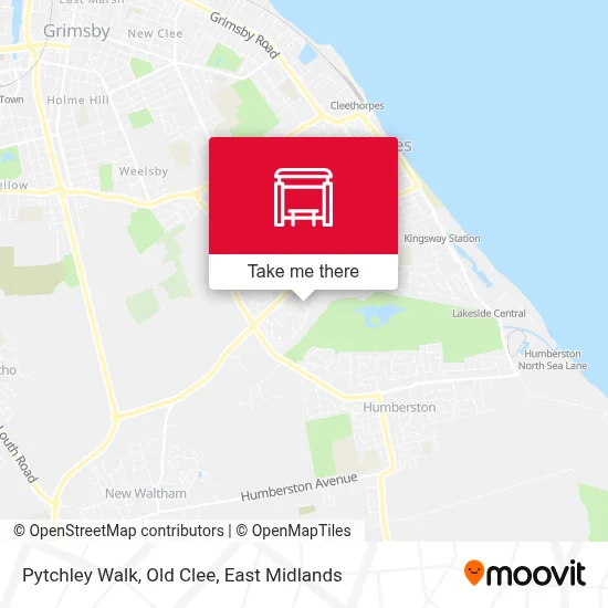 Pytchley Walk, Old Clee map