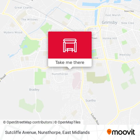 Sutcliffe Avenue, Nunsthorpe map