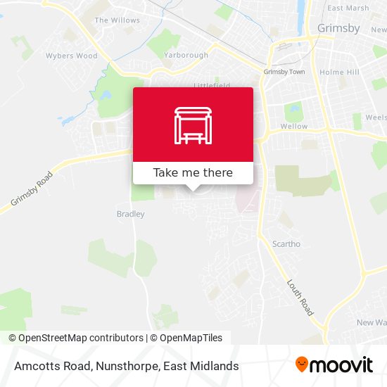 Amcotts Road, Nunsthorpe map