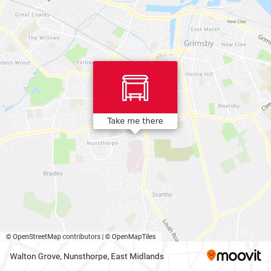 Walton Grove, Nunsthorpe map