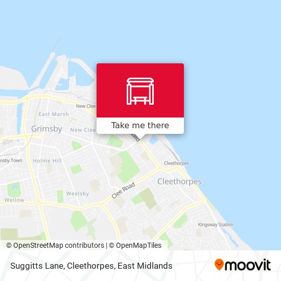 Suggitts Lane, Cleethorpes map