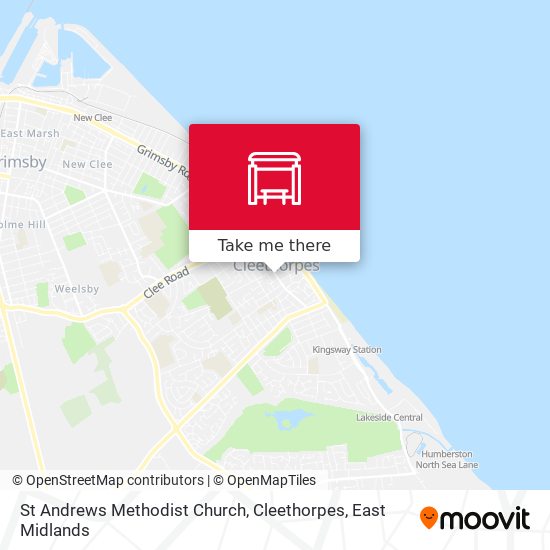 St Andrews Methodist Church, Cleethorpes map