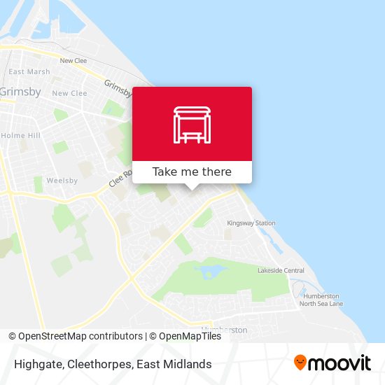 Highgate, Cleethorpes map