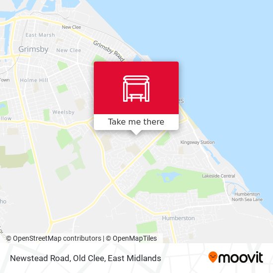 Newstead Road, Old Clee map