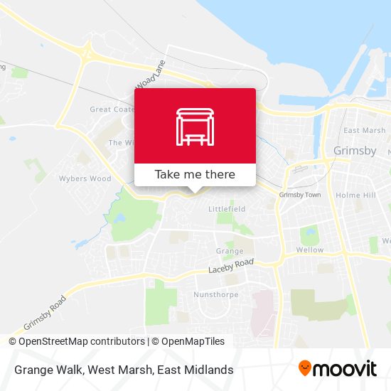 Grange Walk, West Marsh map