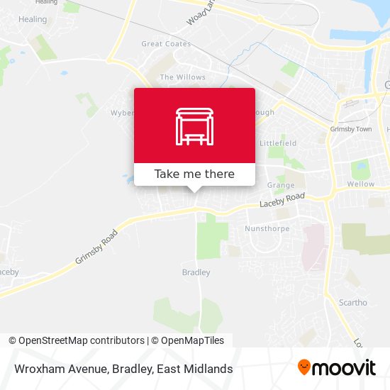 Wroxham Avenue, Bradley map