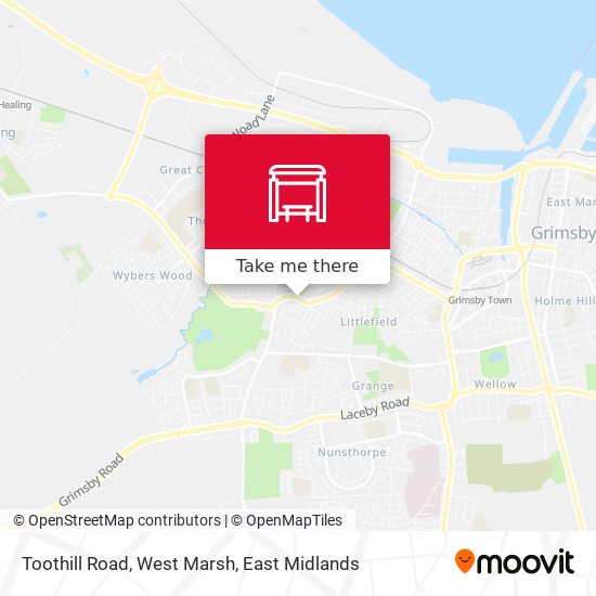 Toothill Road, West Marsh map