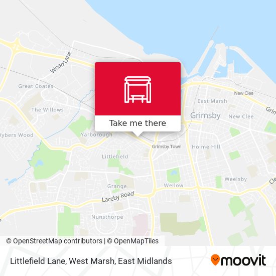 Littlefield Lane, West Marsh map