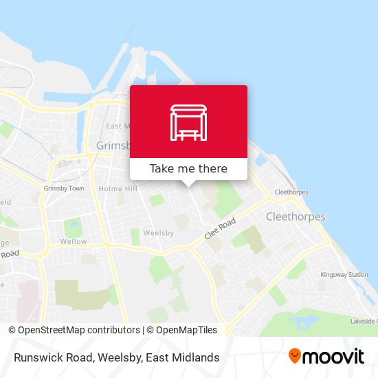 Runswick Road, Weelsby map