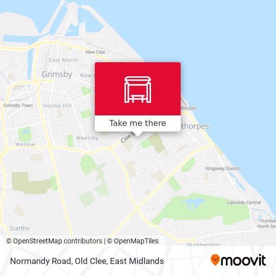 Normandy Road, Old Clee map