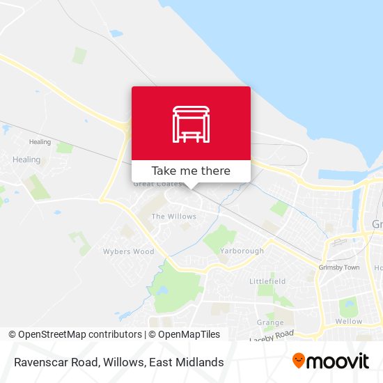 Ravenscar Road, Willows map
