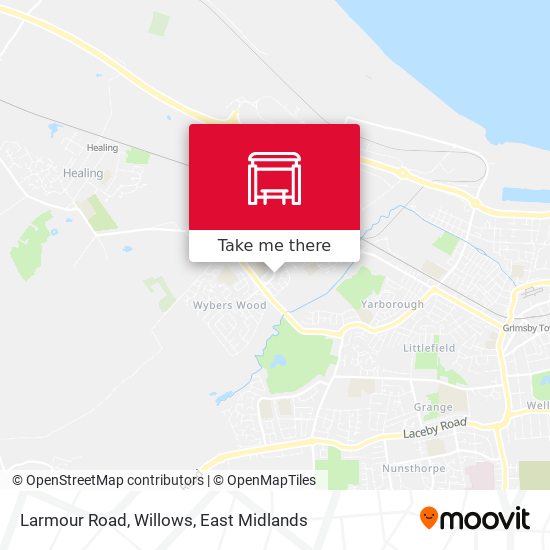 Larmour Road, Willows map