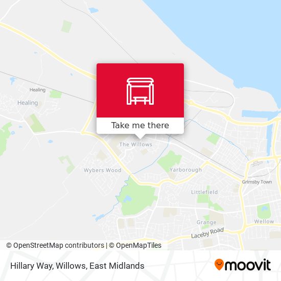Hillary Way, Willows map