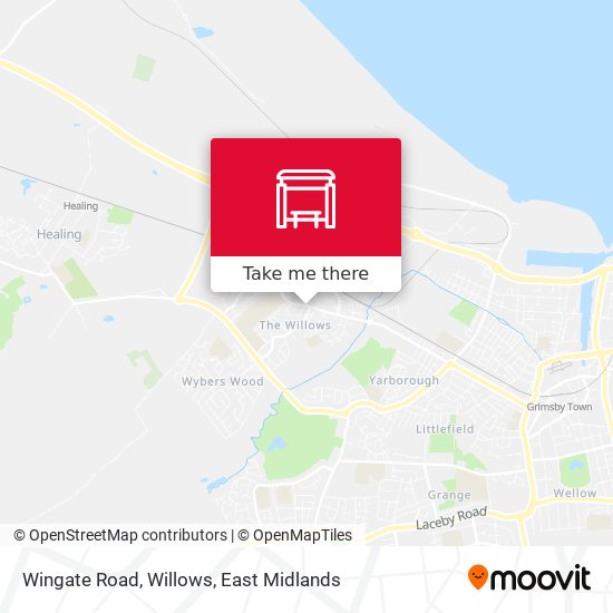 Wingate Road, Willows map