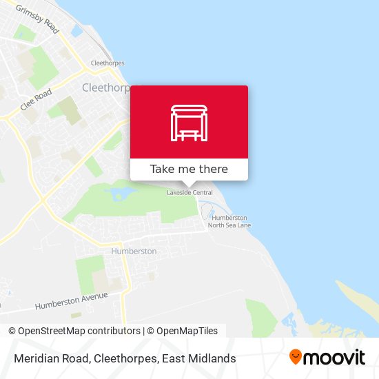 Meridian Road, Cleethorpes map