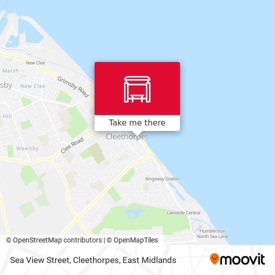 Sea View Street, Cleethorpes map