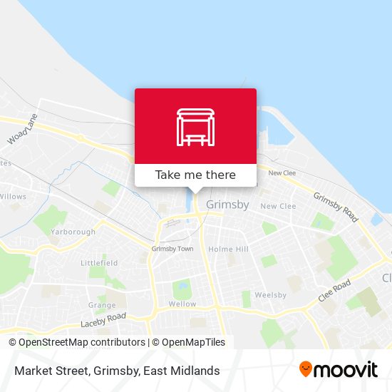 Market Street, Grimsby map