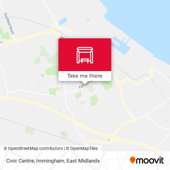 Civic Centre, Immingham map