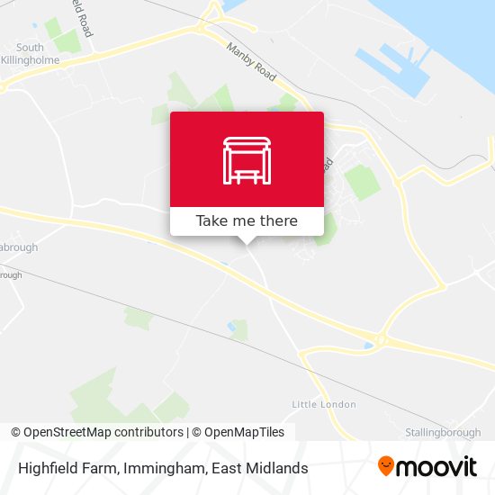 Highfield Farm, Immingham map